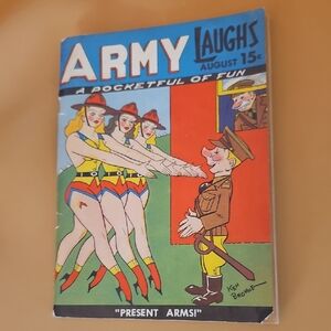 Army Laughs Pocket Comic Magazine, August, 1941
